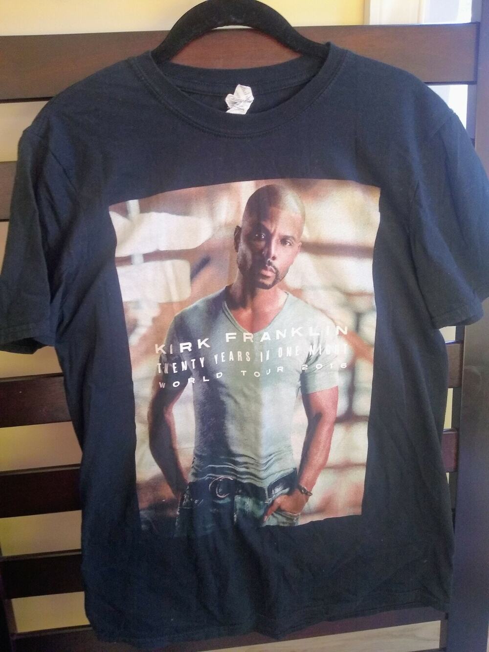 Kirk Franklin Twenty Years In One Night 2016 Tour Concert T-shirt Size Medium M